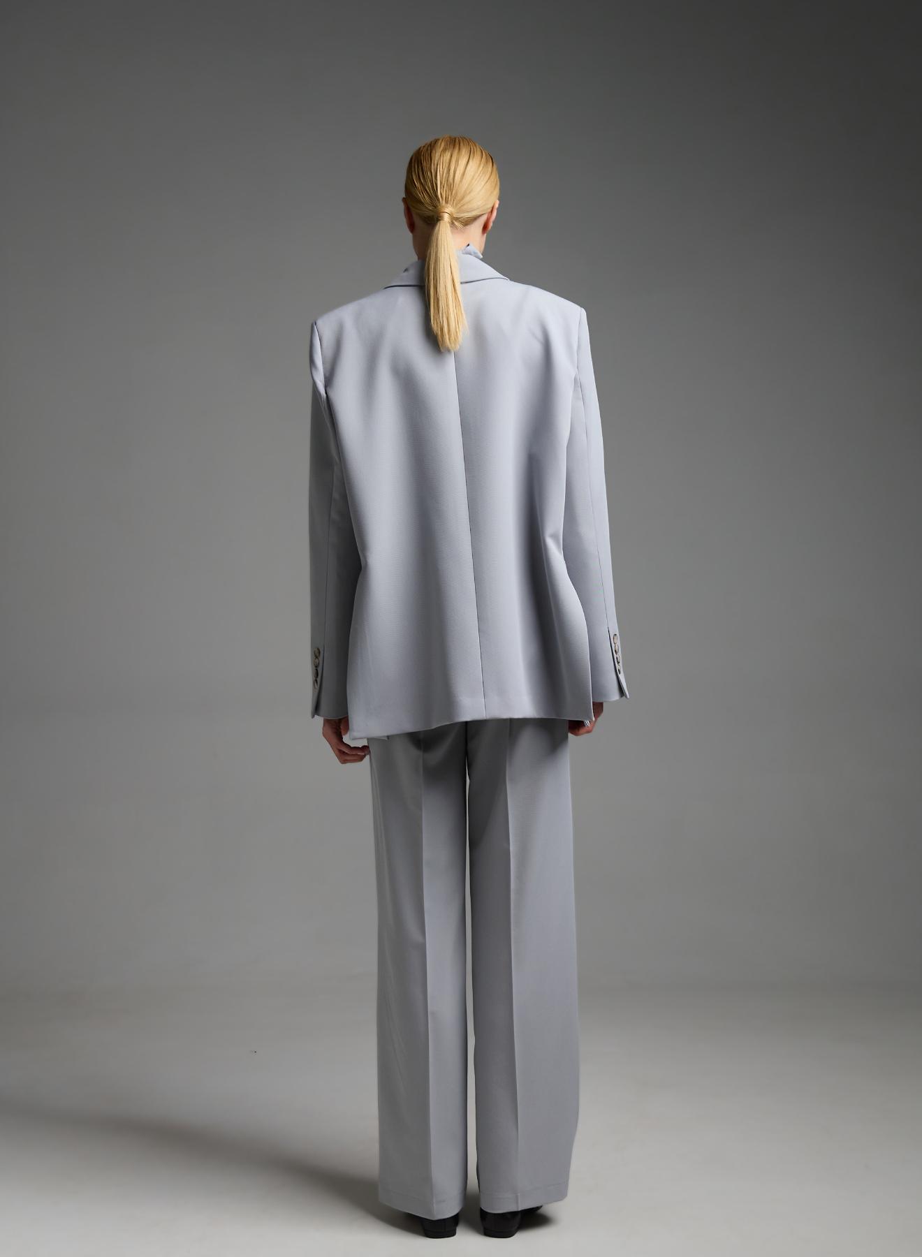 Γκρι Παντελόνι σε ίσια γραμμή Vicolo - 4