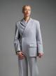 Γκρι Σακάκι που κουμπώνει με δύο τρόπους Vicolo - 2