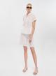 White Broderie Shorts with pockets Emme Marella - 0