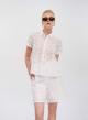 White Broderie Shorts with pockets Emme Marella - 1