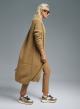 Camel long knitted Cardigan Vicolo - 1