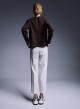 Straight fit trousers with rubber waistband - 3