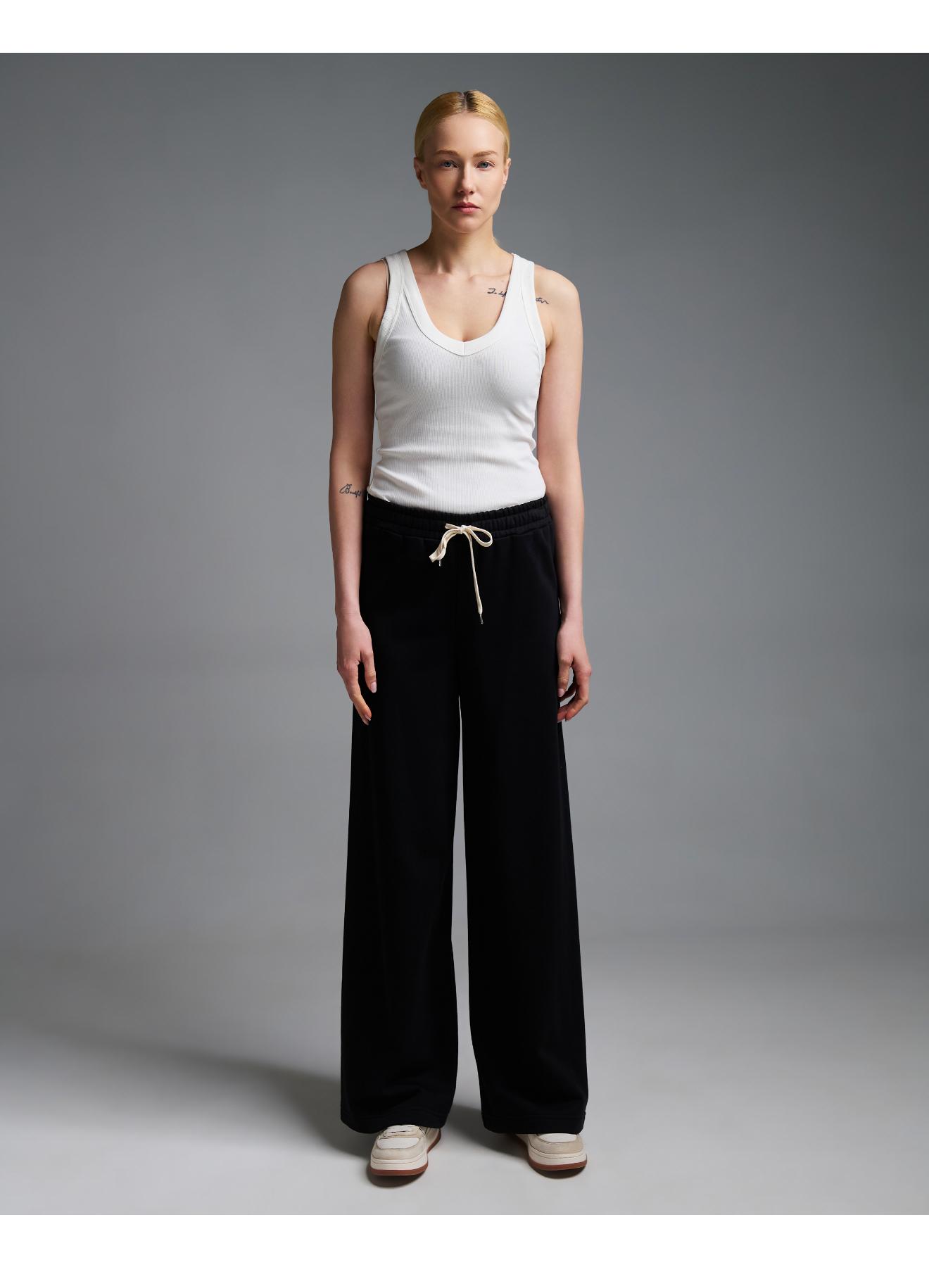 Black straight fit Sweatpants Vicolo - 1