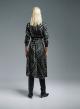 Black patterned Shirt Dress with belt Emme Marella - 3