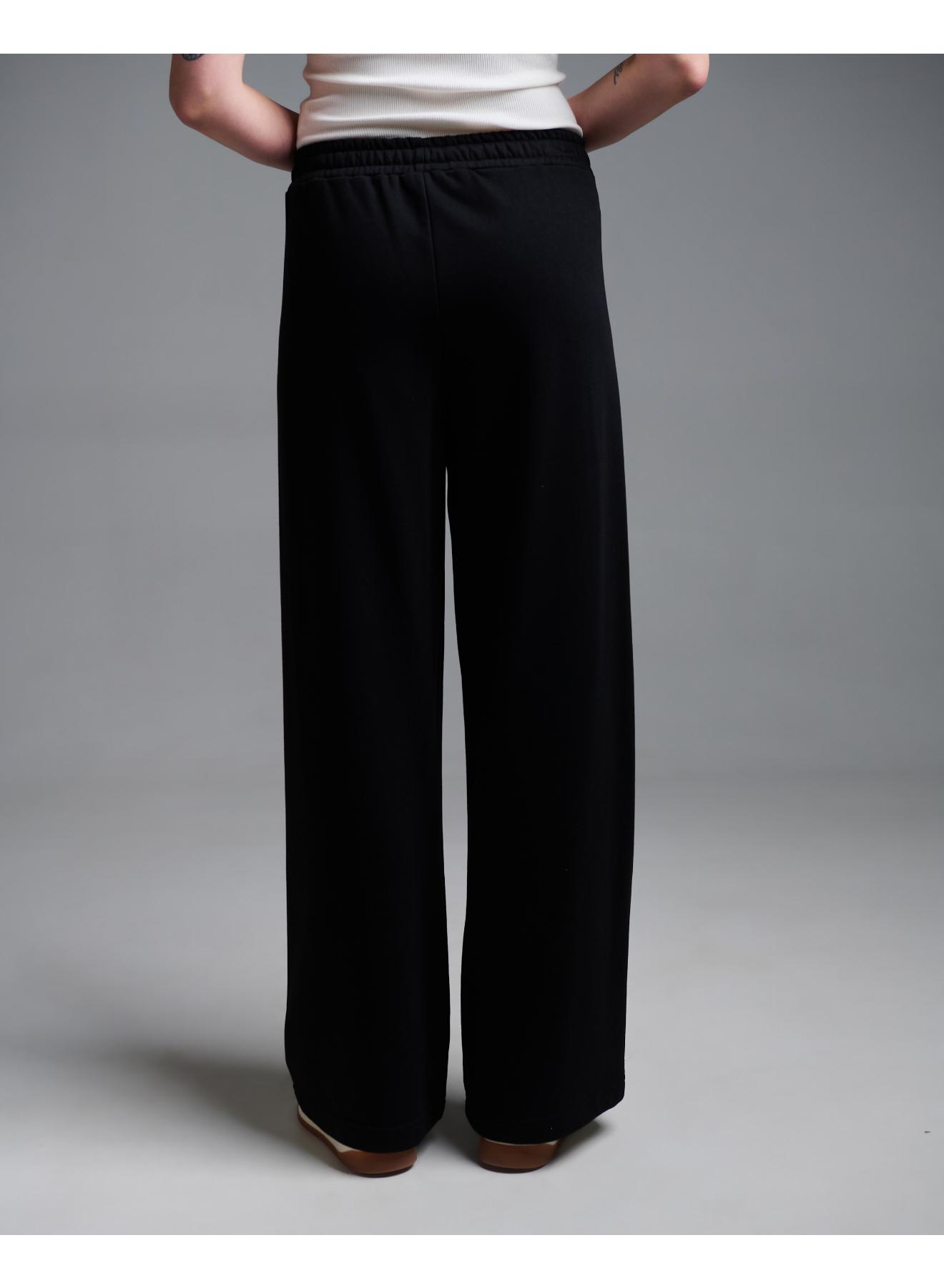Black straight fit Sweatpants Vicolo - 4