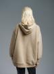 Beige printed Sweatshirt with hood Lara - 3