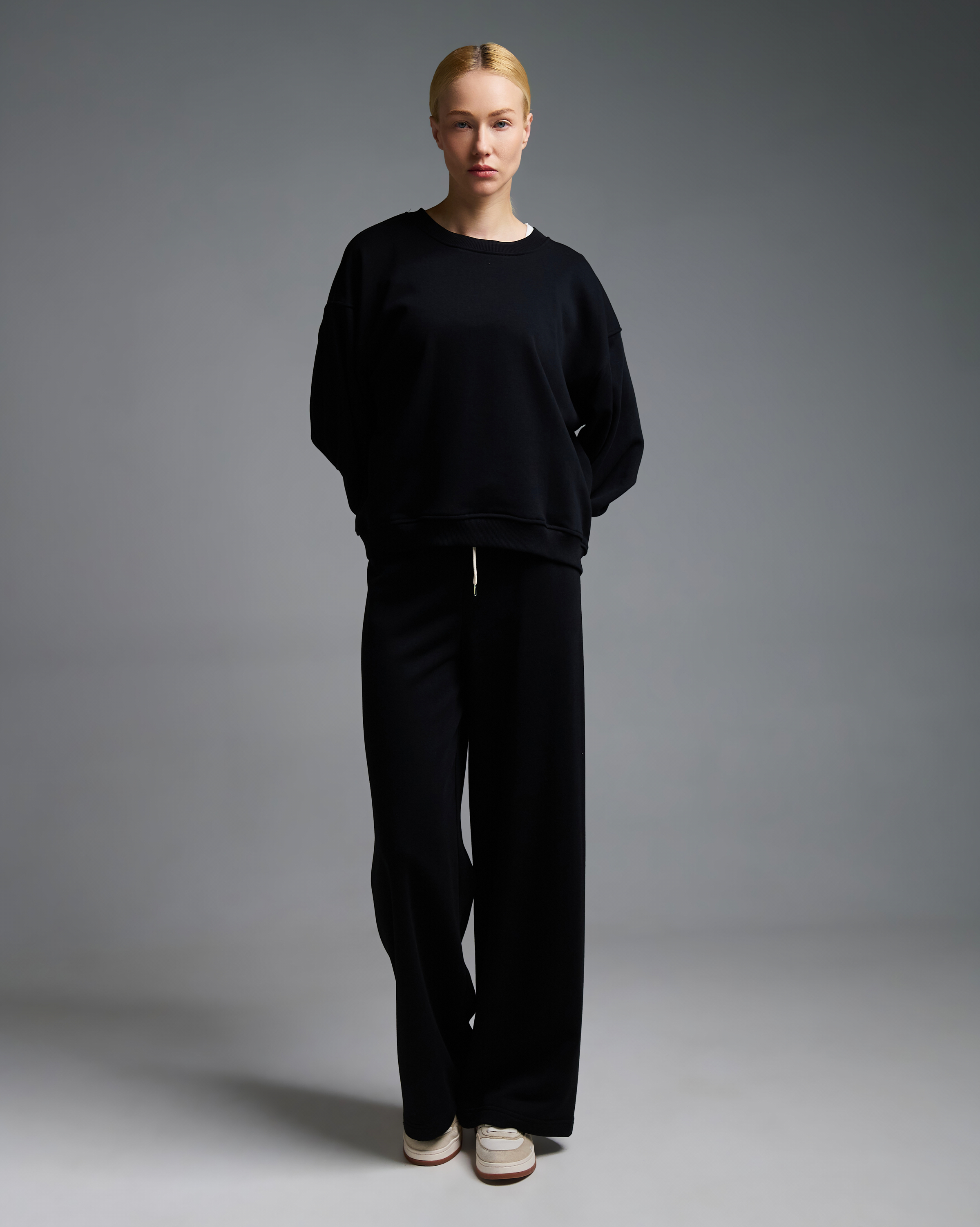 Black straight fit Sweatpants Vicolo - 1