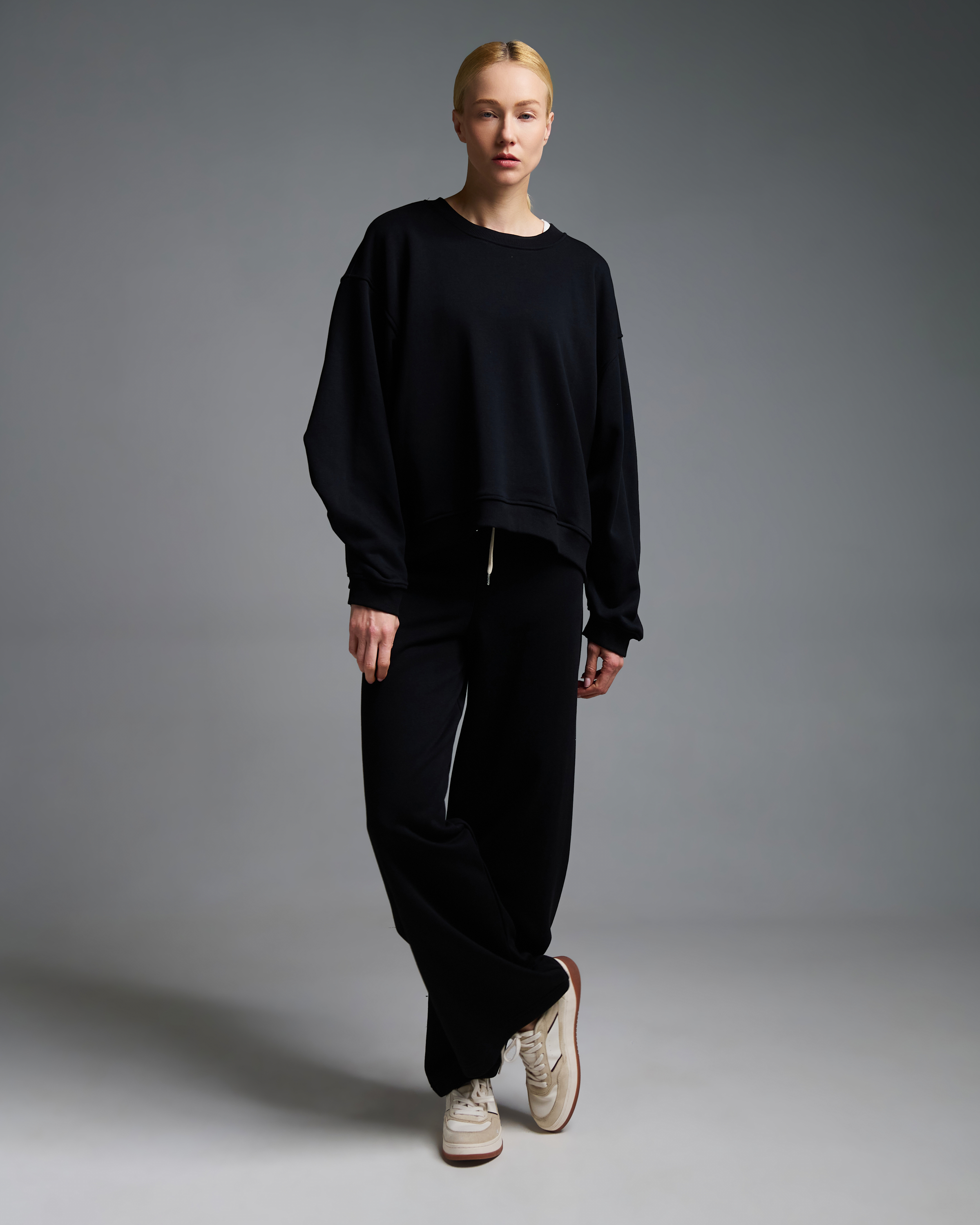 Black straight fit Sweatpants Vicolo - 2