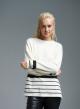 White-Black Sweater with stripes Finery - 2