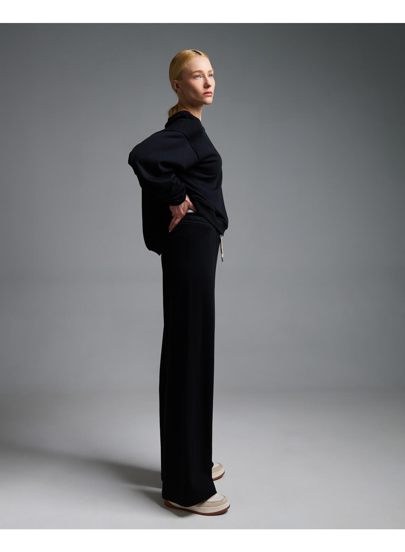 Black straight fit Sweatpants Vicolo - 5