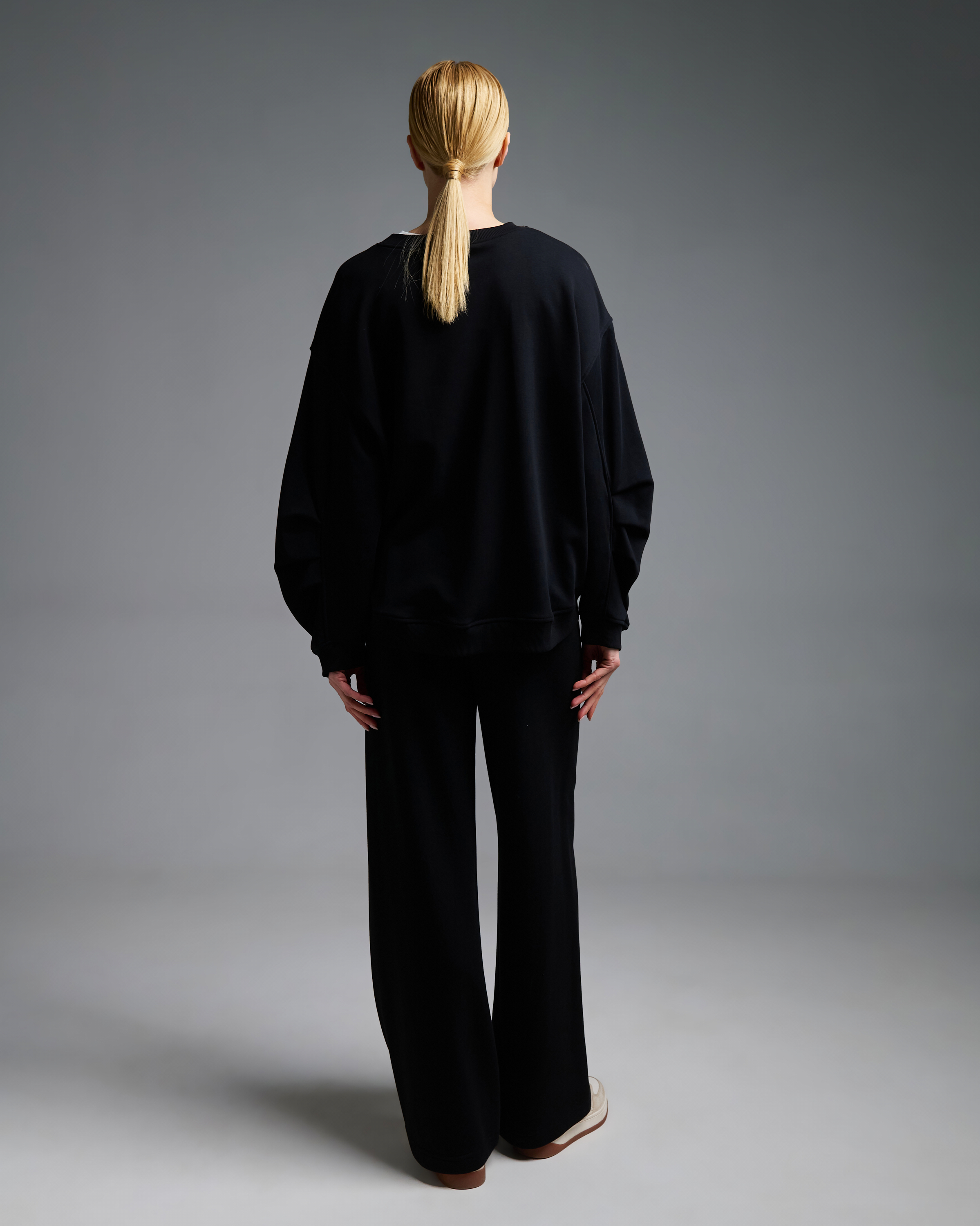 Black straight fit Sweatpants Vicolo - 5