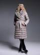 Double-breasted Puffer Jacket with Detachable Sleeves and Detachable Eco-Fur Collar - 0