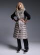 Double-breasted Puffer Jacket with Detachable Sleeves and Detachable Eco-Fur Collar-6