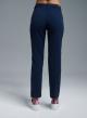 Navy Blue straight fit Trousers Emme Marella - 2