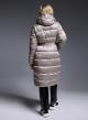 Double-breasted Puffer Jacket with hood and belt - 2