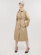 Long double-breasted trench coat with belt - 2