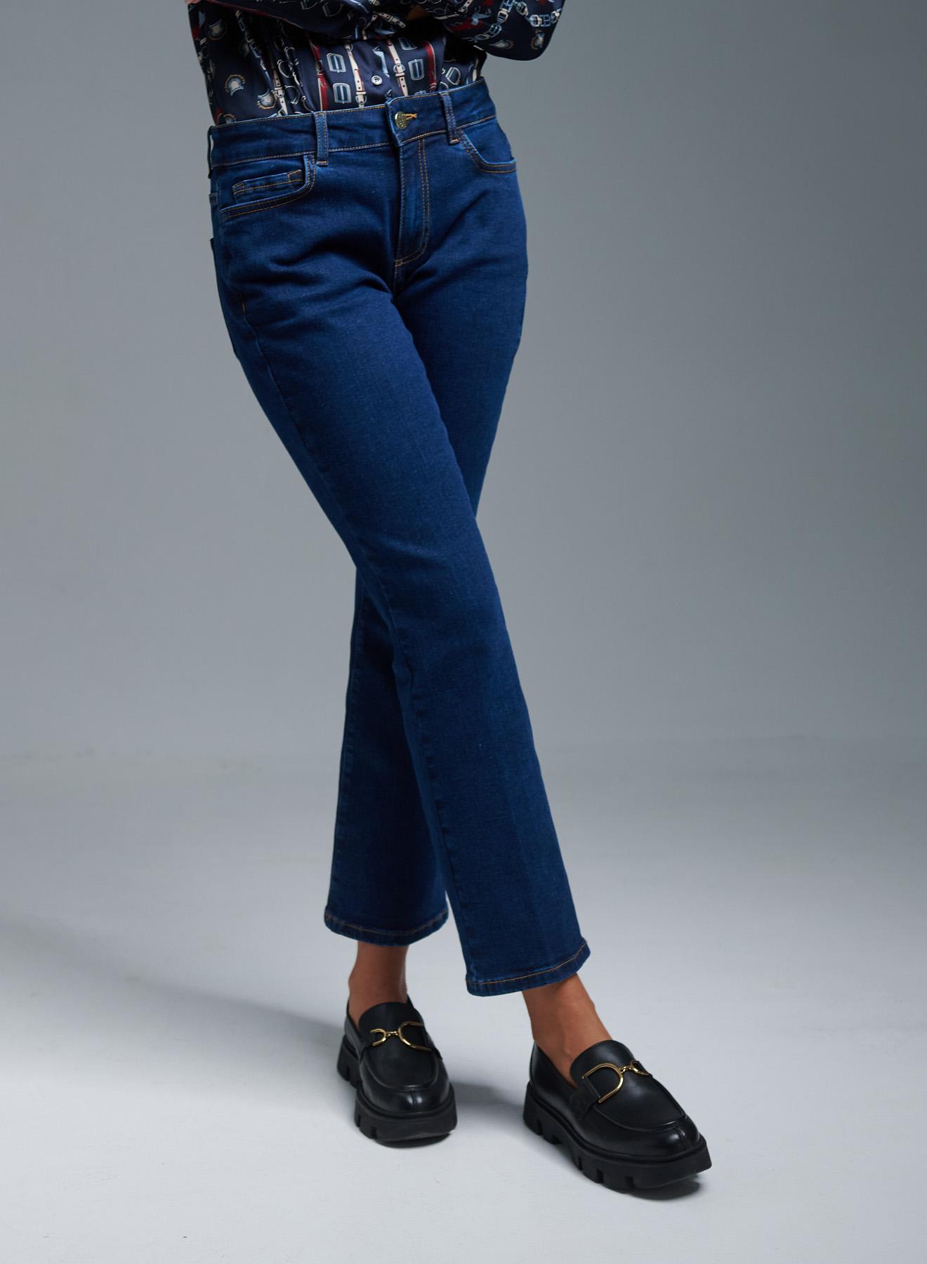 Blue flared Jeans in stretch cotton Emme Marella - 2