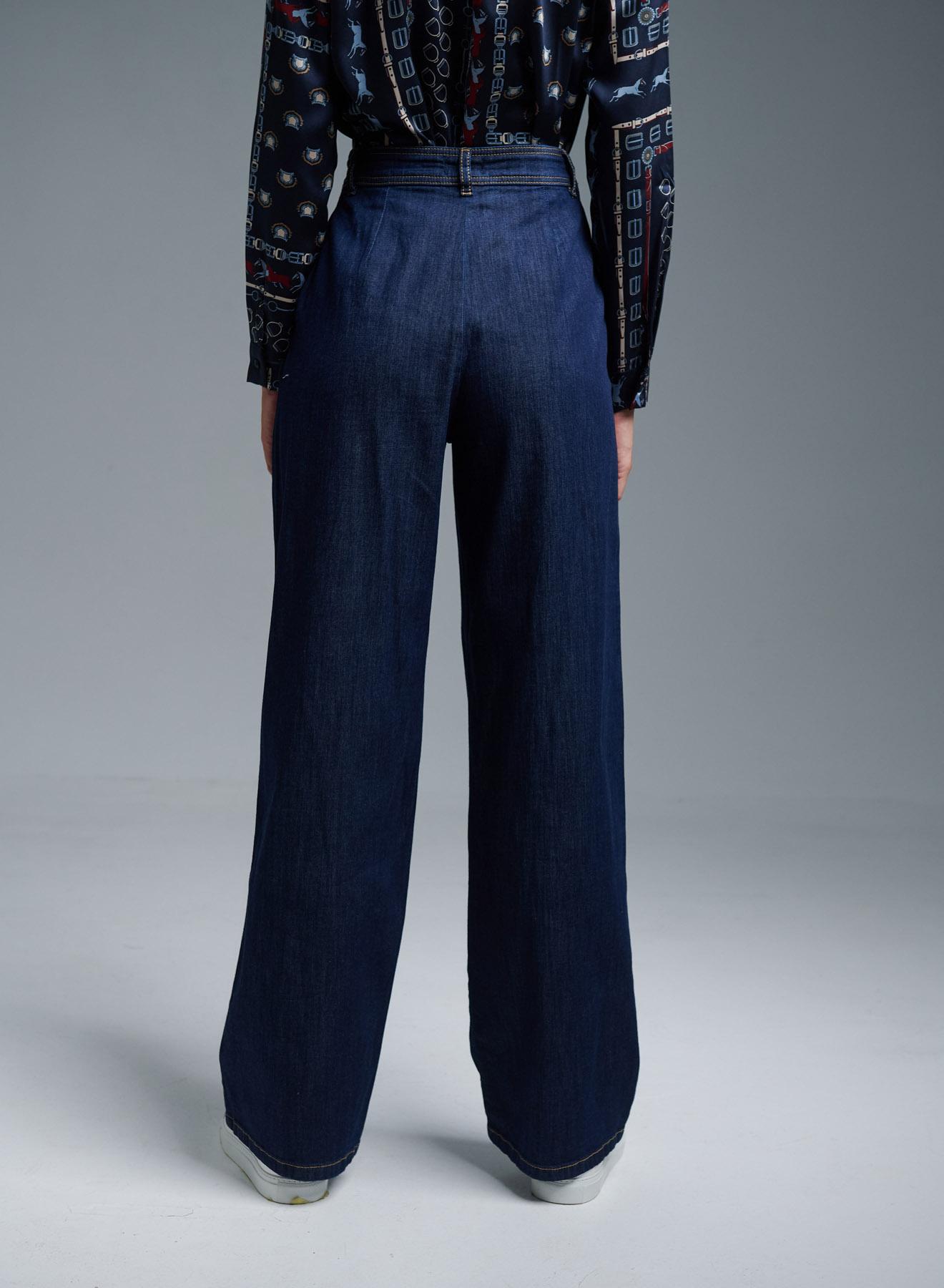 Blue pleated Jeans Emme Marella - 2