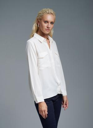 White Shirt with front pockets Emme Marella - 36126