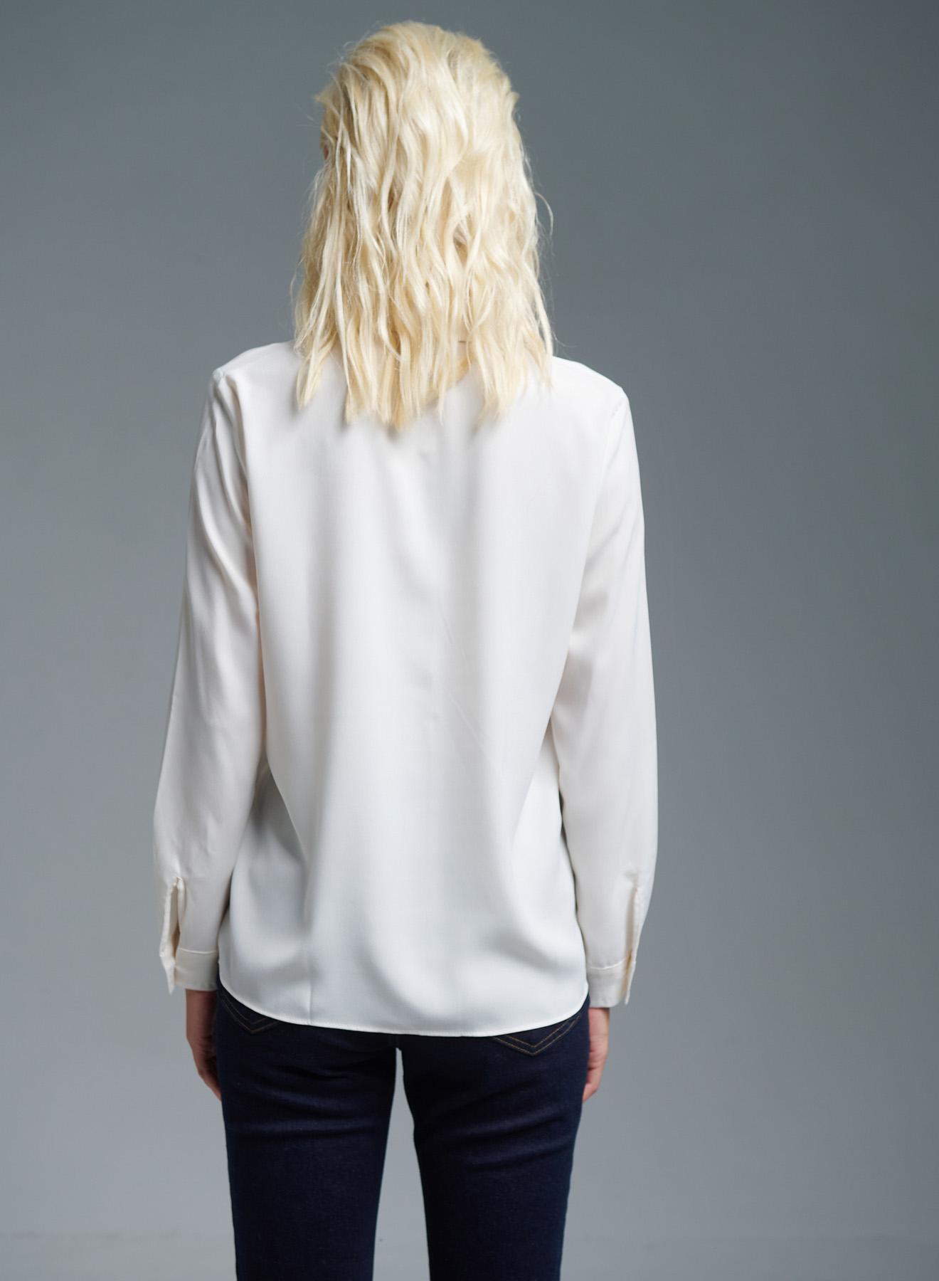 White Shirt with front pockets Emme Marella - 3