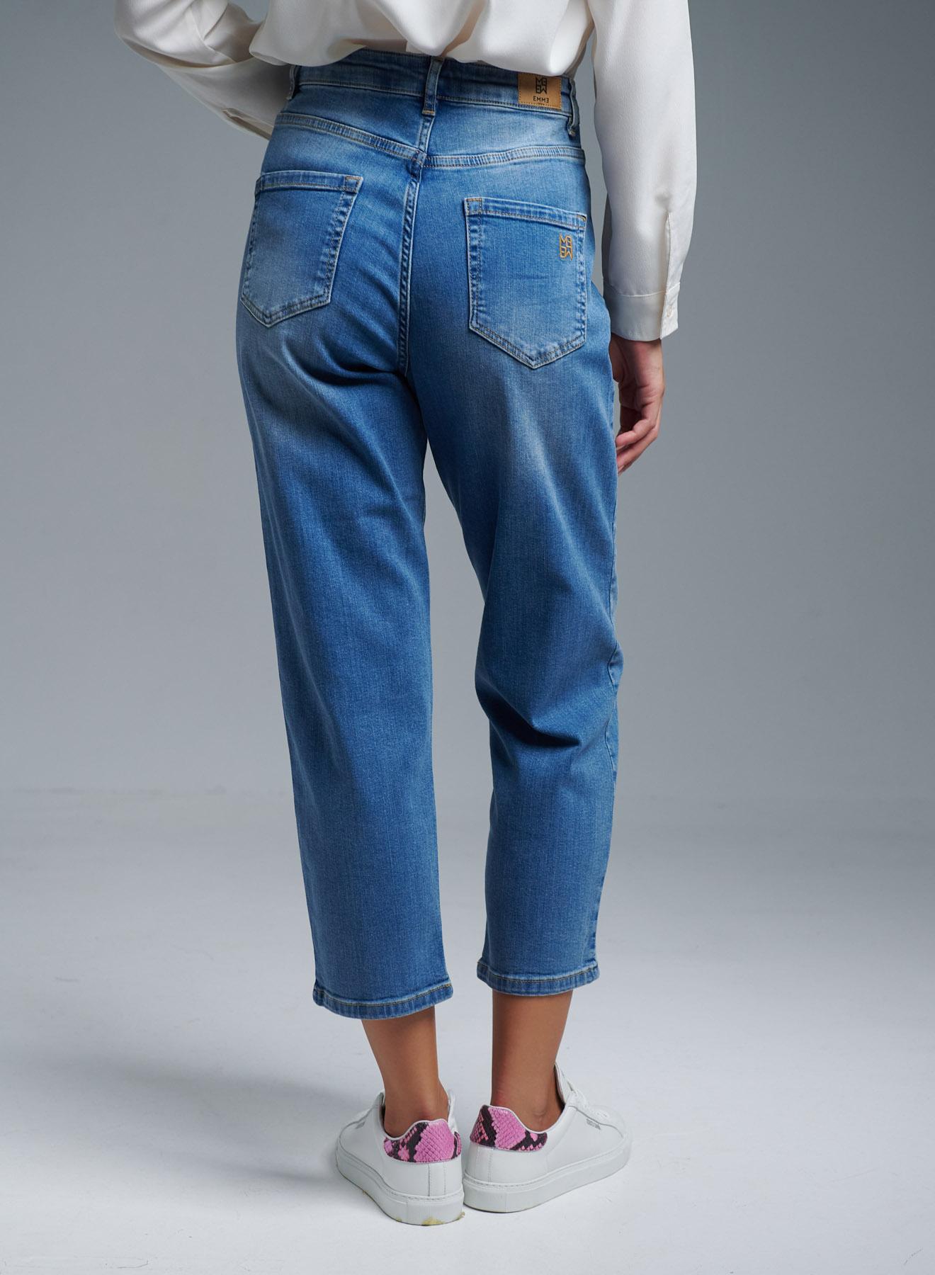 Blue wide and loose fit Jeans Emme Marella - 3