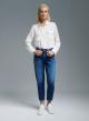 Blue cropped Jeans Vicolo - 0