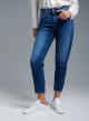 Blue cropped Jeans Vicolo - 1