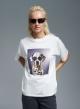 White cotton T-shirt with print Vicolo - 3