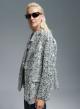 Grey oversized boucle Jacket with sequins Vicolo - 2