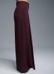 Bordeaux Wide legs palazzo Trousers with belt and pleats Imperial - 4