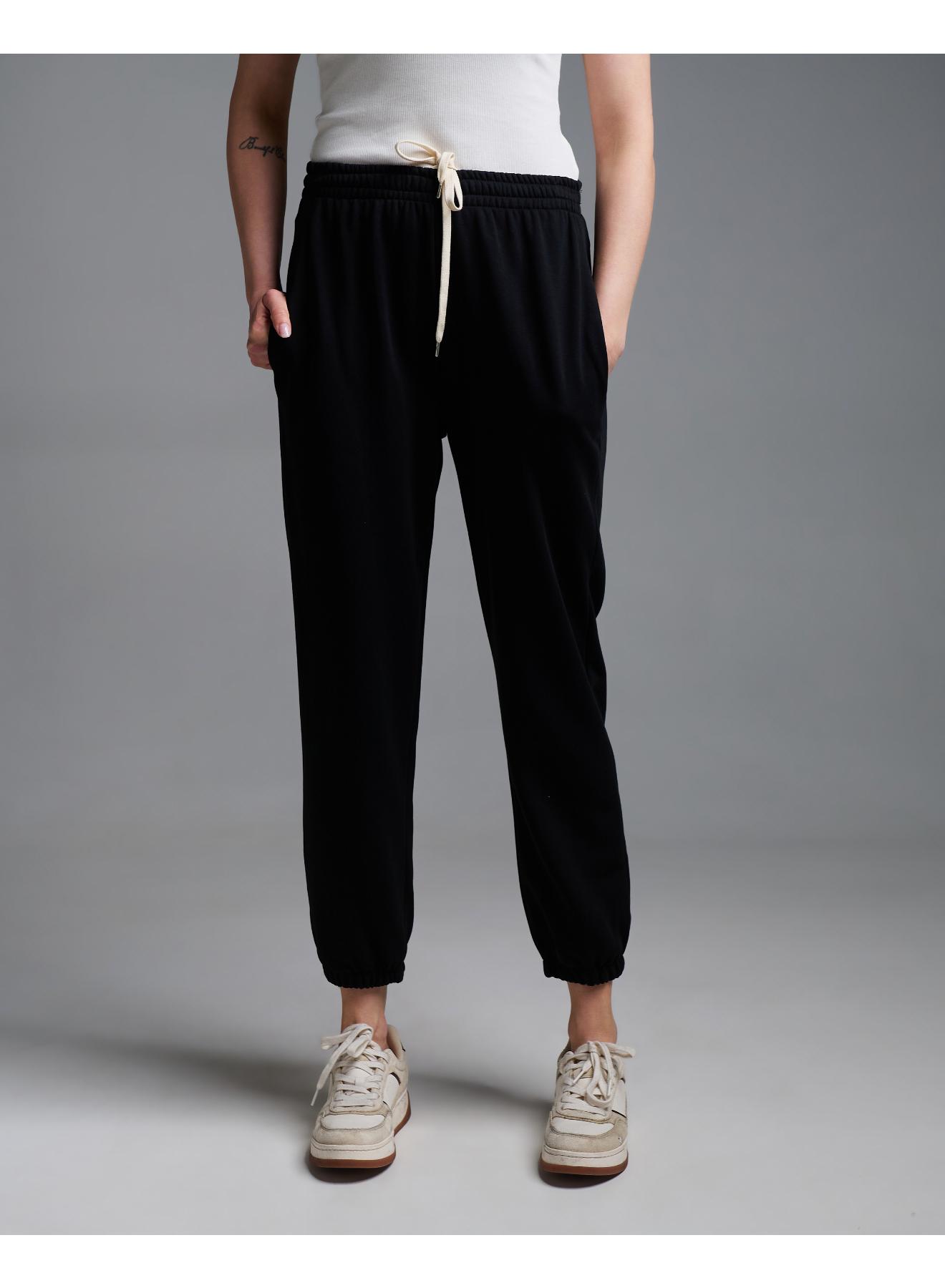 Black Sweatpants with elasticated hem Vicolo - 2