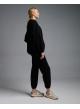 Black oversized Sweatshirt Vicolo - 2
