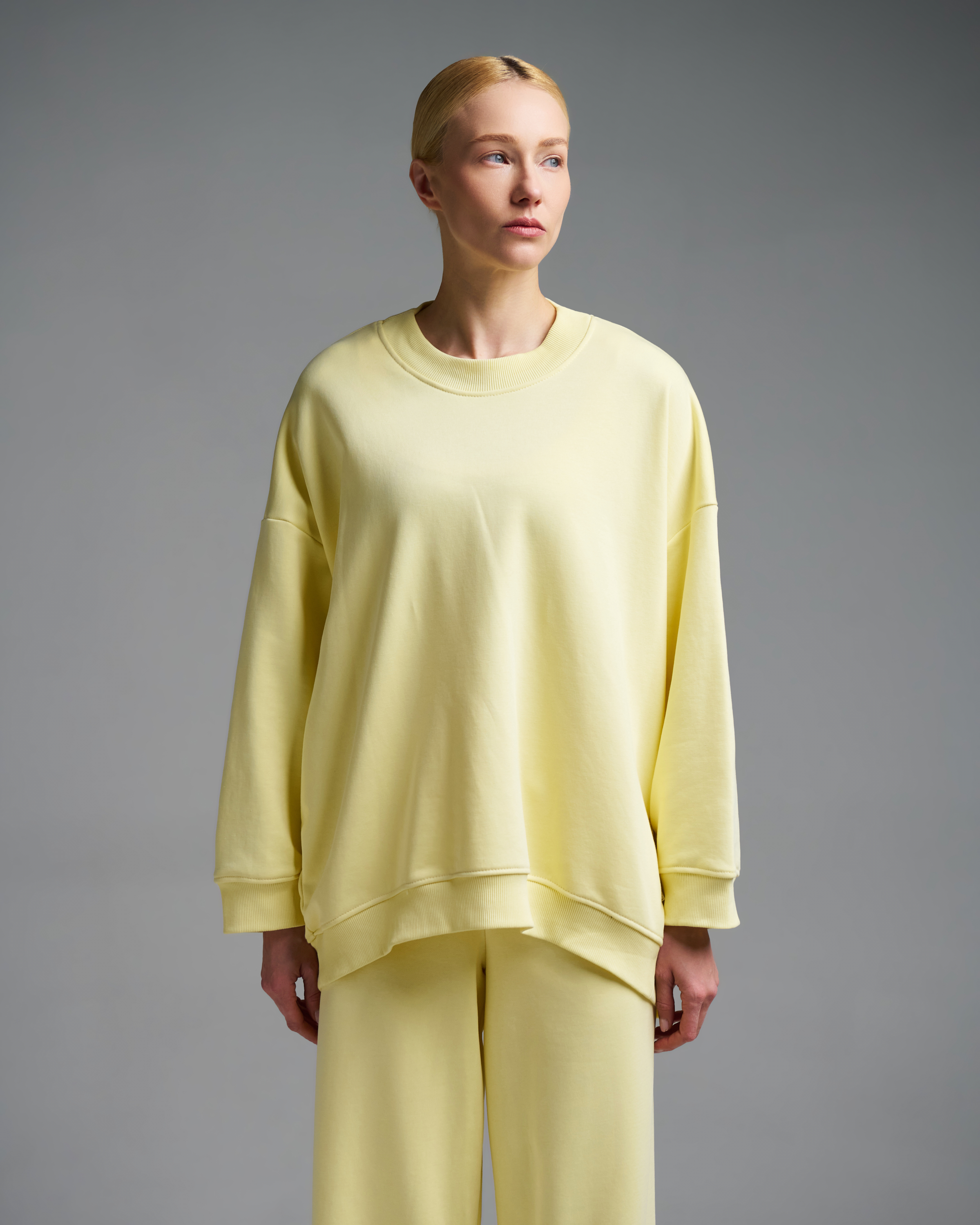 Yellow oversized Sweatshirt Vicolo - 0