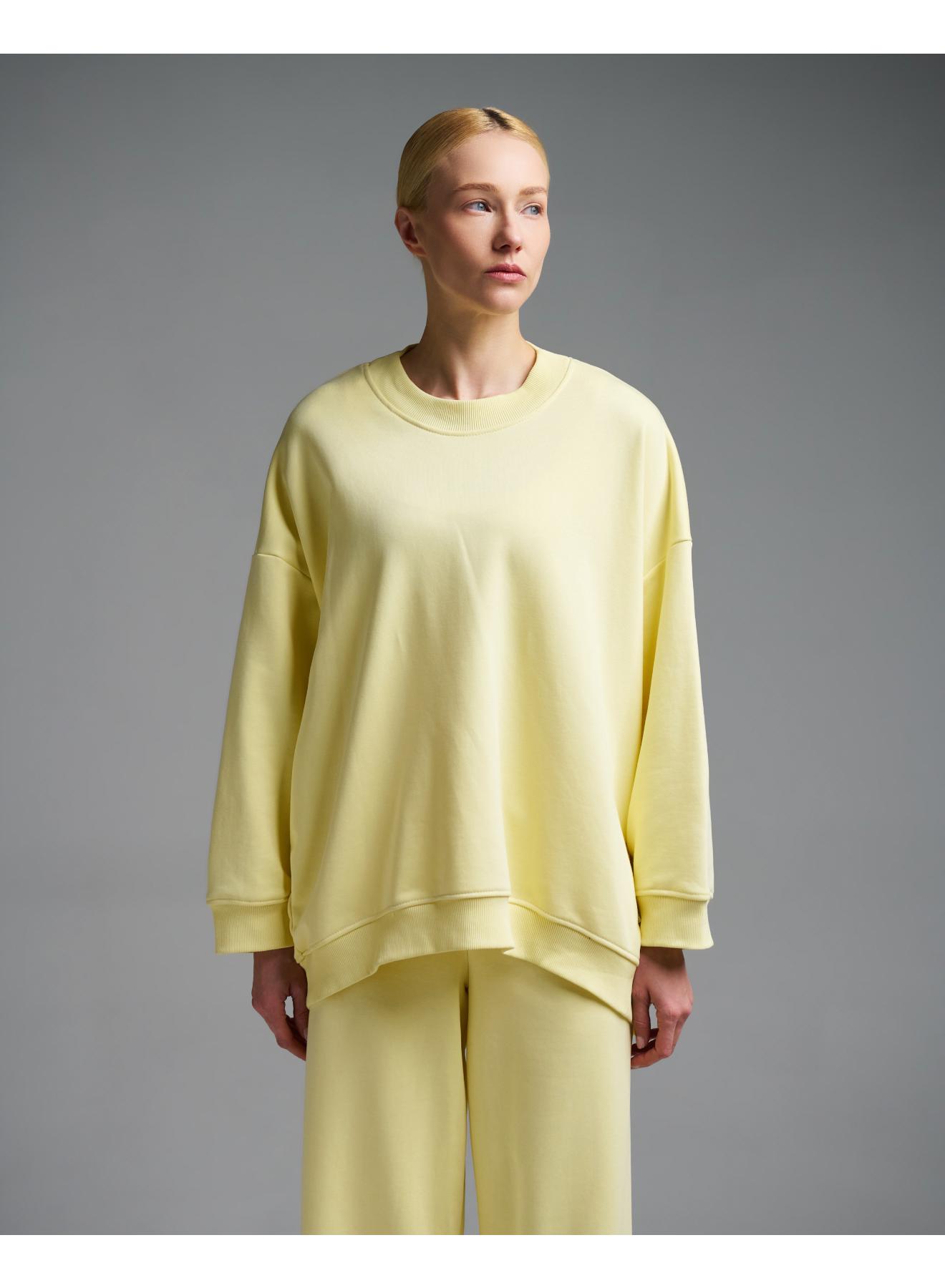 Yellow oversized Sweatshirt Vicolo - 1