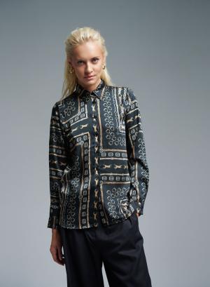 Black patterned Shirt Emme Marella - 35072