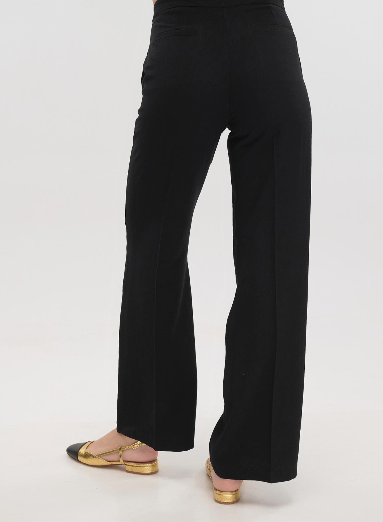 Black straight legs Trousers Vicolo - 3