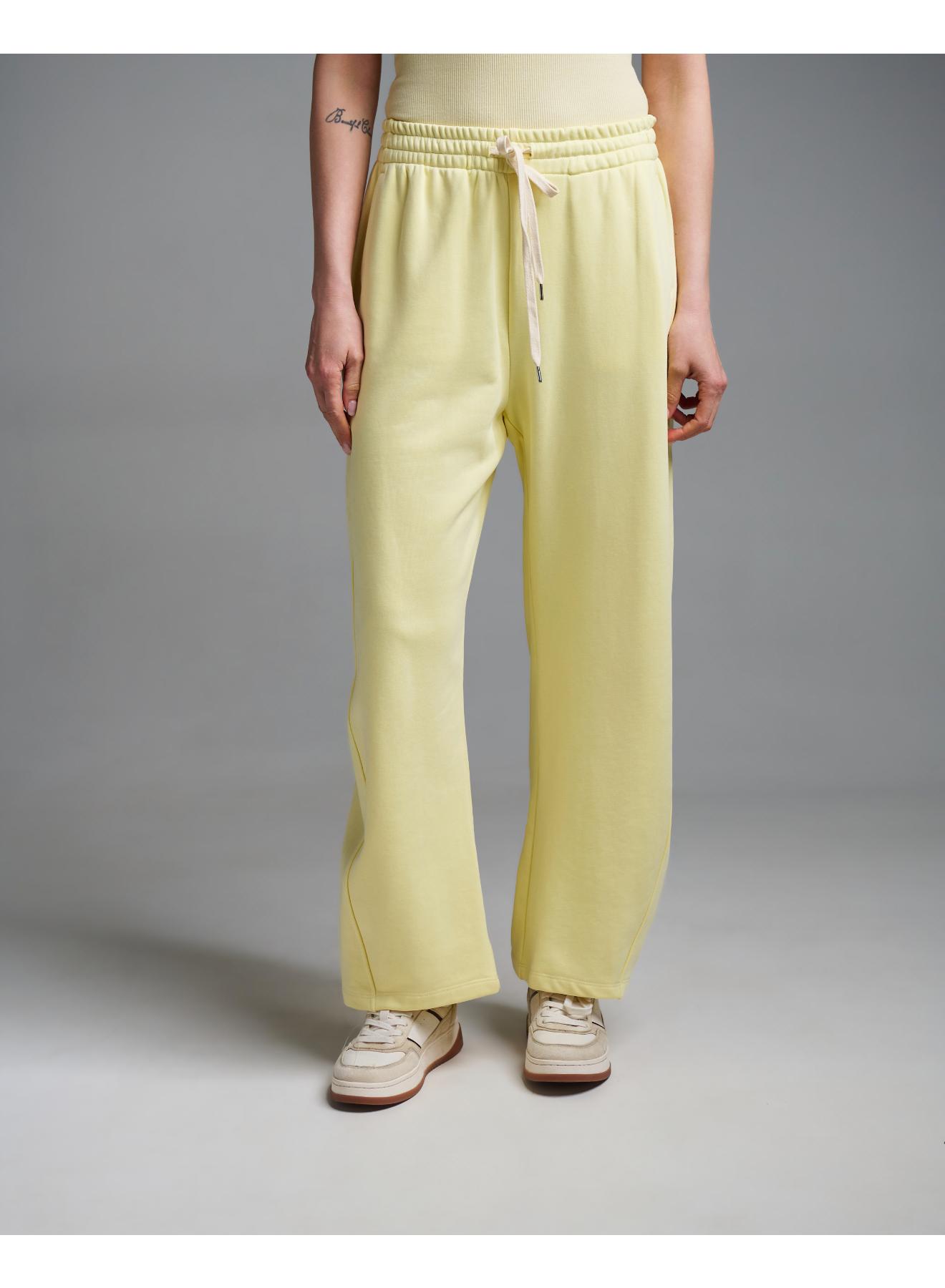 Κίτρινο barrel Παντελόνι Φούτερ Vicolo - 2