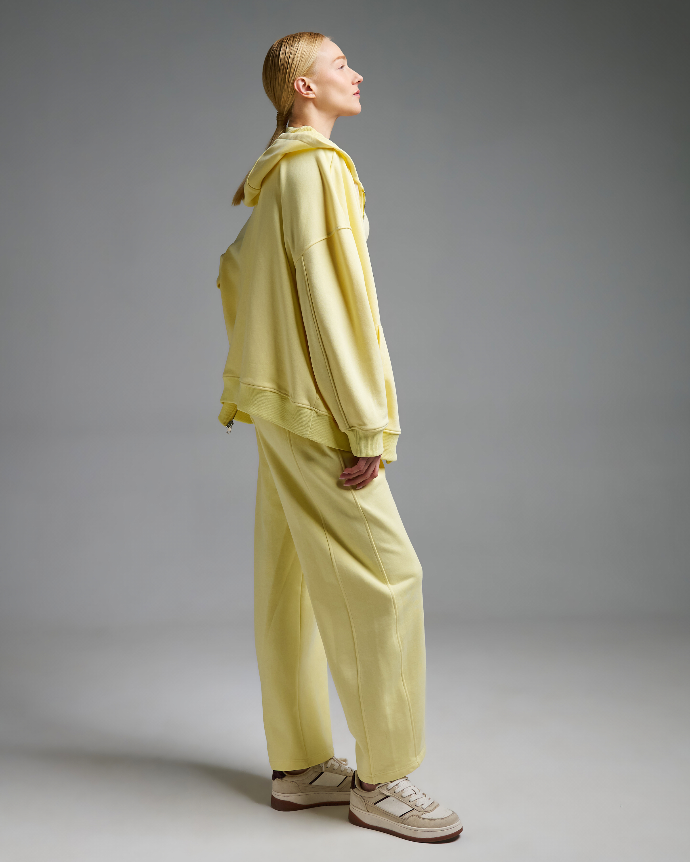 Κίτρινο barrel Παντελόνι Φούτερ Vicolo - 3