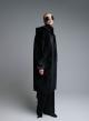 Black reversible Coat, Mouton-eco Fur, with hood Emme Marella - 0