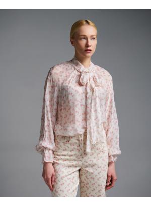 Floral Shirt with a tie collar Vicolo - 55653