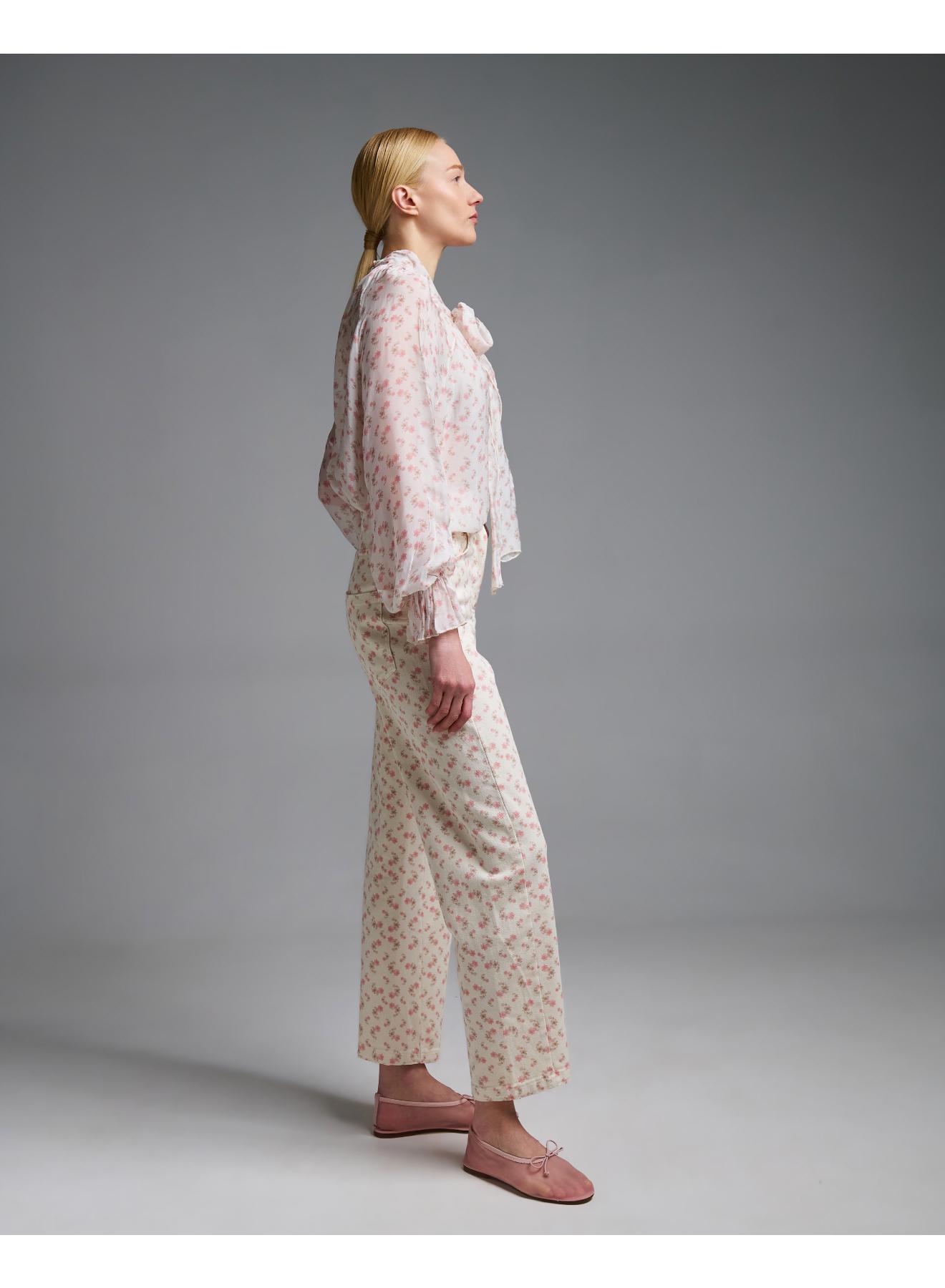 Floral barrel Jeans Vicolo - 2