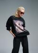 Black printed Sweatshirt Lara - 1