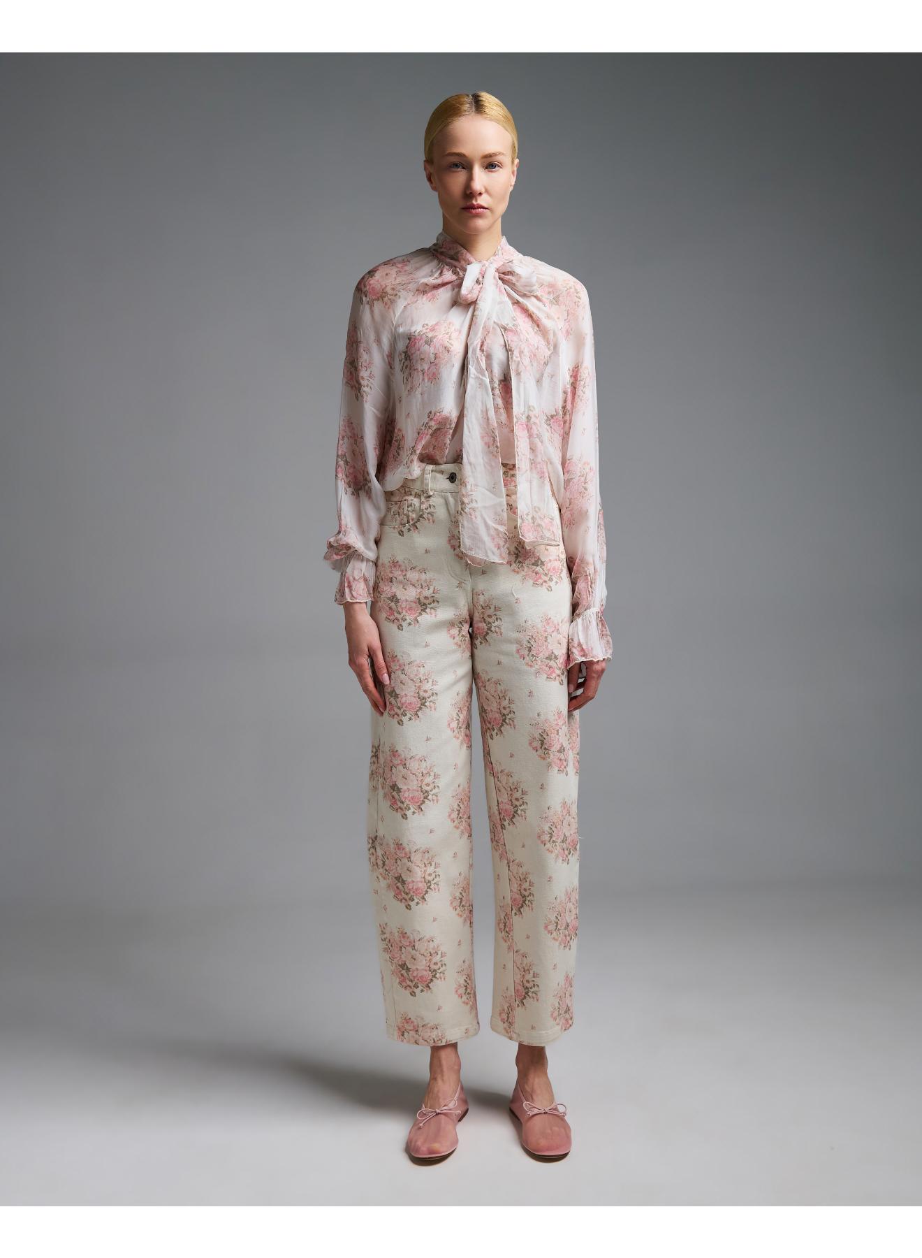 Floral barrel Παντελόνι Τζιν Vicolo - 1