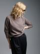 Taupe turtleneck Sweater Luxe - 1