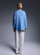Knitted blouse with a round neck - 2