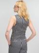 Grey-Blue striped Vest with buttons and rhinestones Vicolo - 1