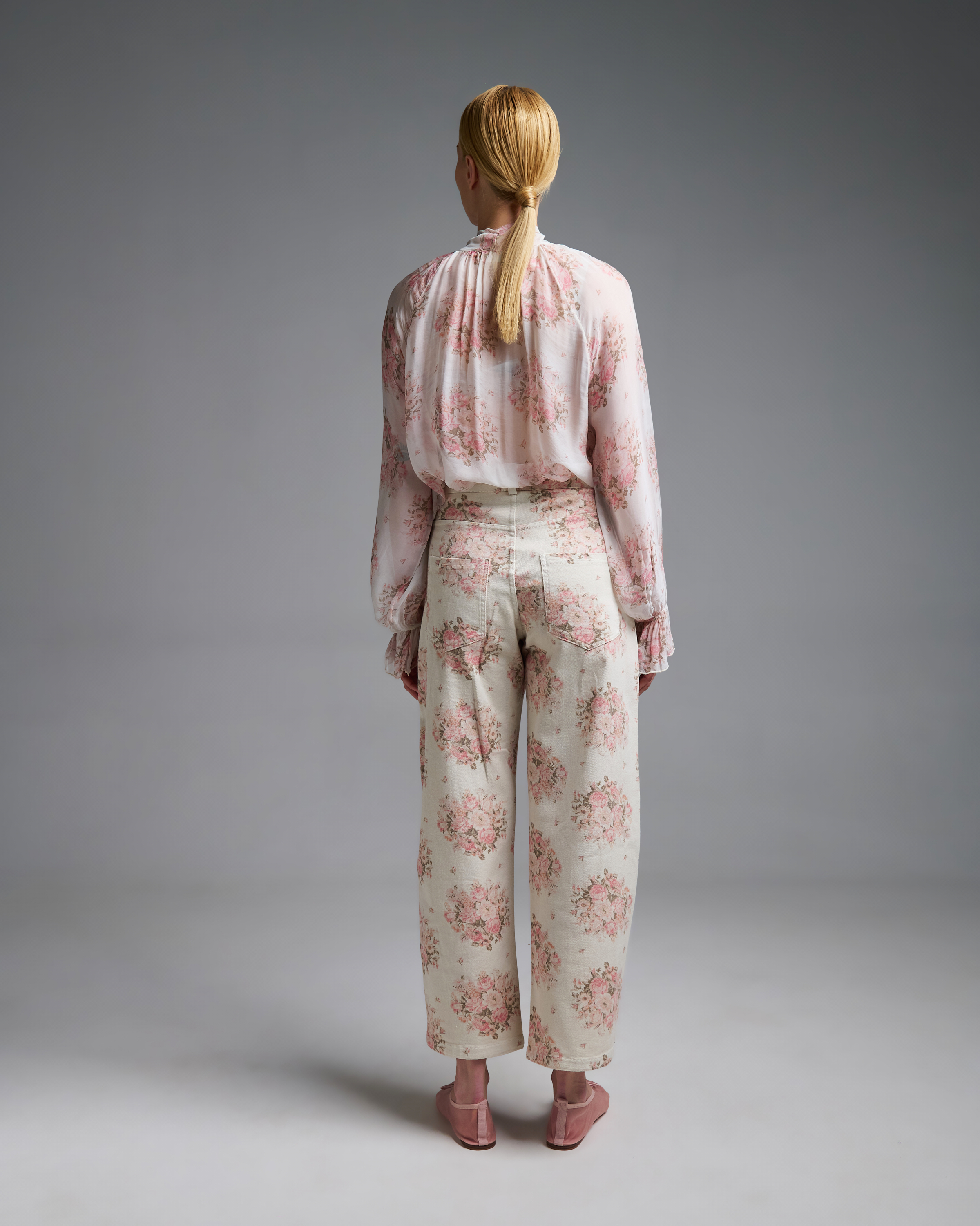 Floral barrel Παντελόνι Τζιν Vicolo - 4