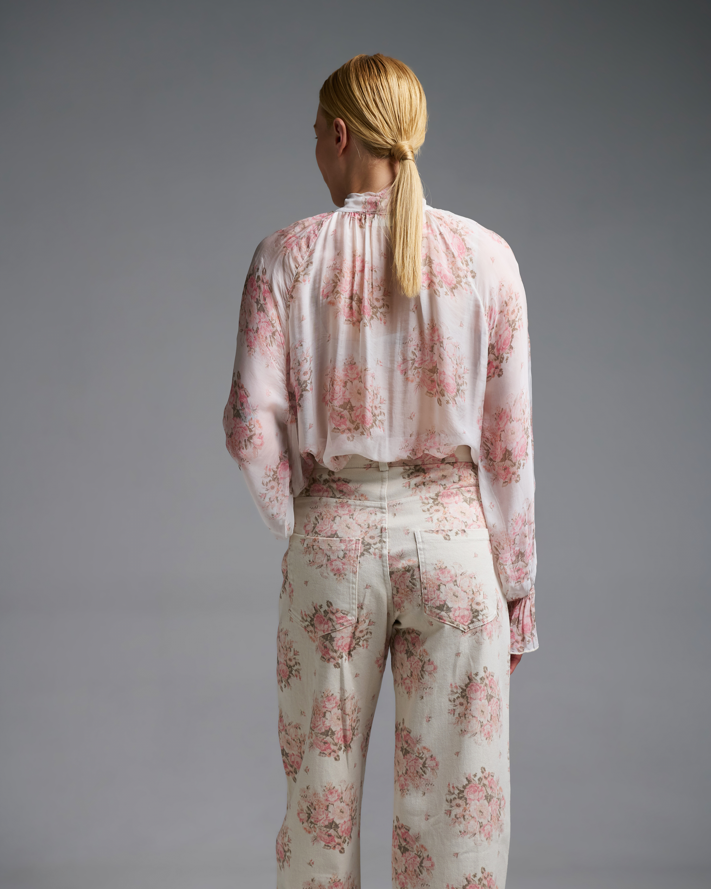 Floral barrel Παντελόνι Τζιν Vicolo - 5