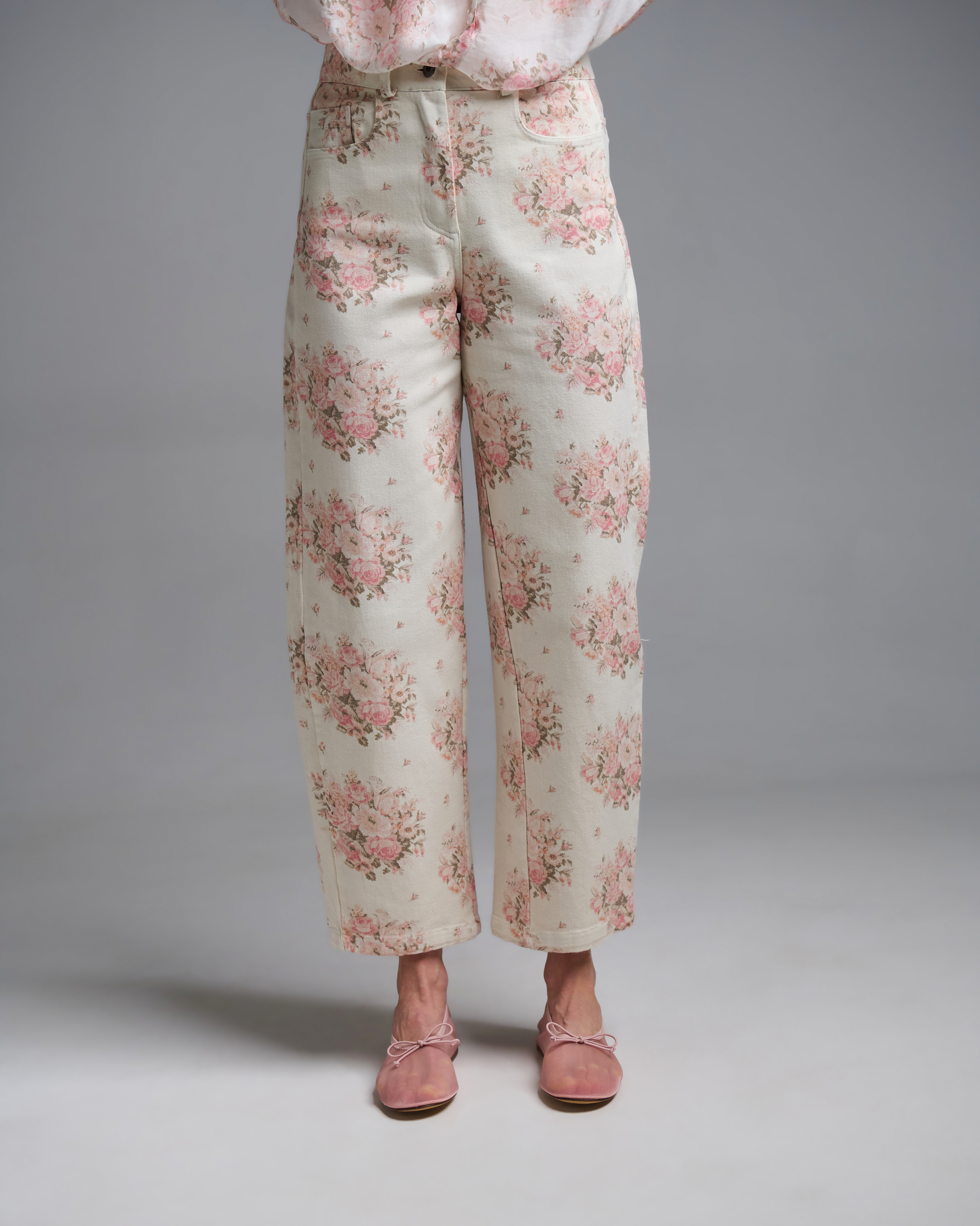 Floral barrel Παντελόνι Τζιν Vicolo - 3