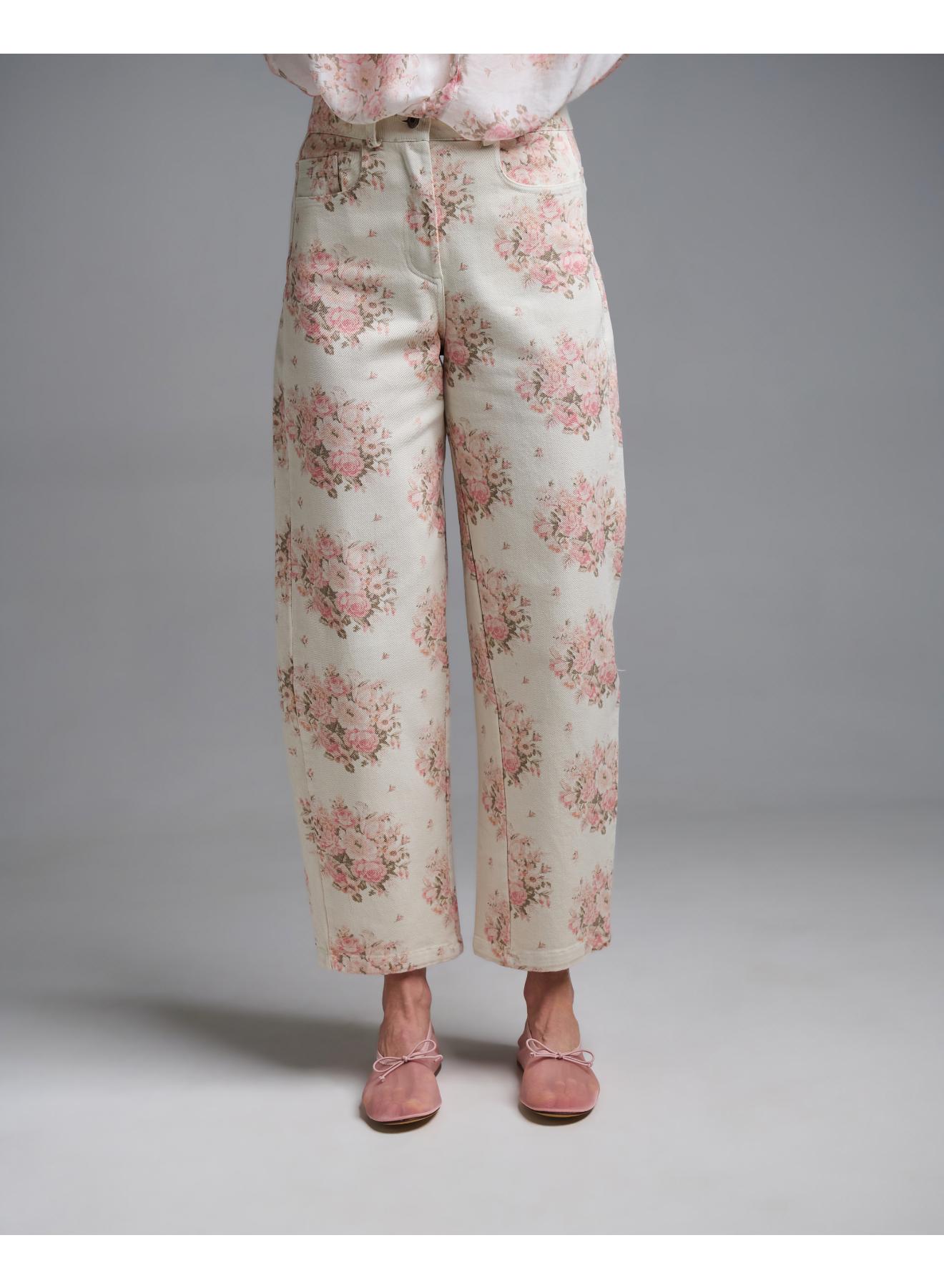 Floral barrel Παντελόνι Τζιν Vicolo - 4